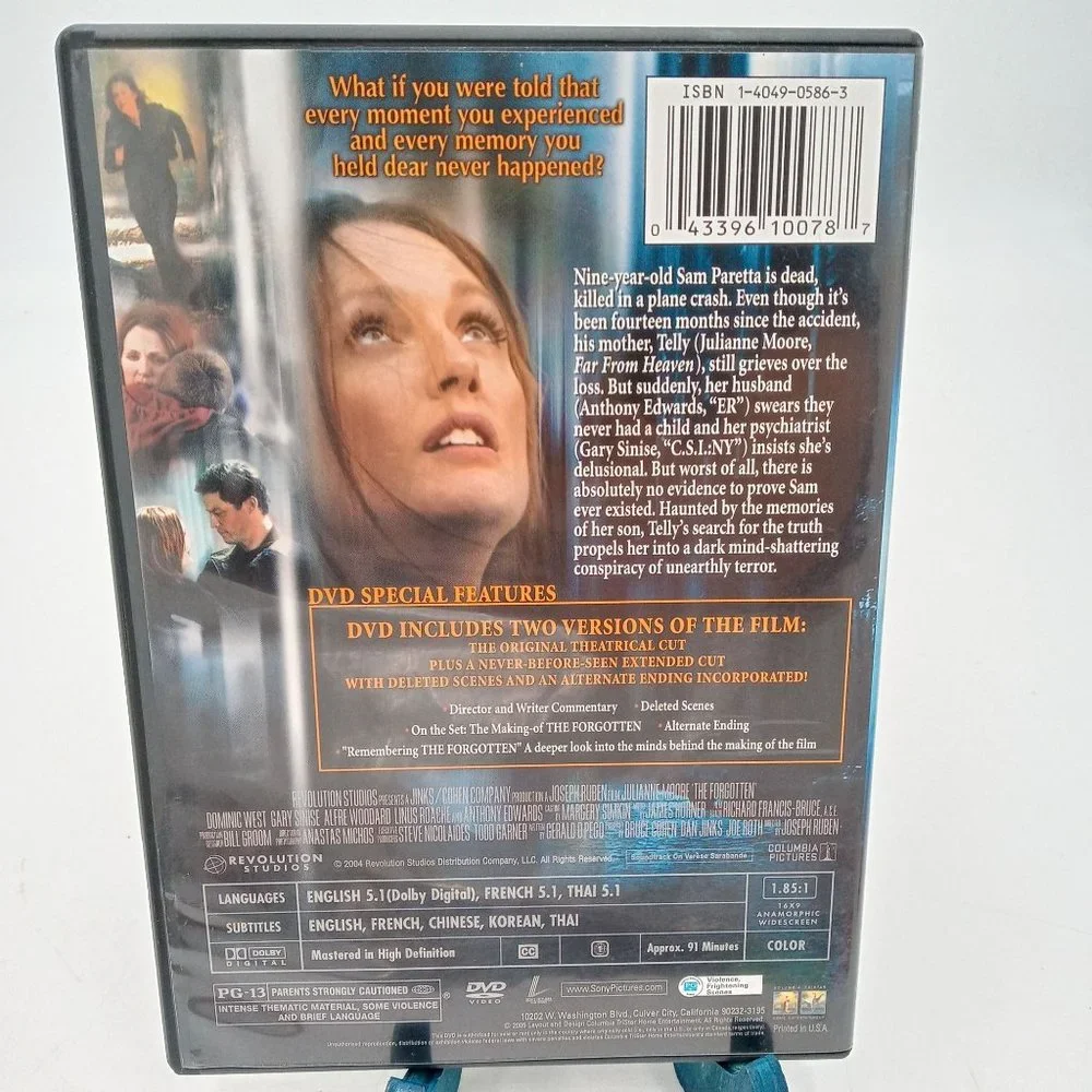 The Forgotten DVD Movie Julianne Moore Psychological Thriller - Picture 2 of 4